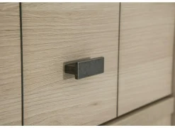Vitrinekast 104cm - decor - natuurlijke olm