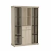 Vitrinekast 145cm - decor - natuurlijke olm