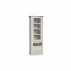 Vitrinekast Duro 71cm - decor - pine white & antique oak