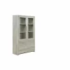 Vitrinekast Enzo 110cm - decor - eik sonomagrijs