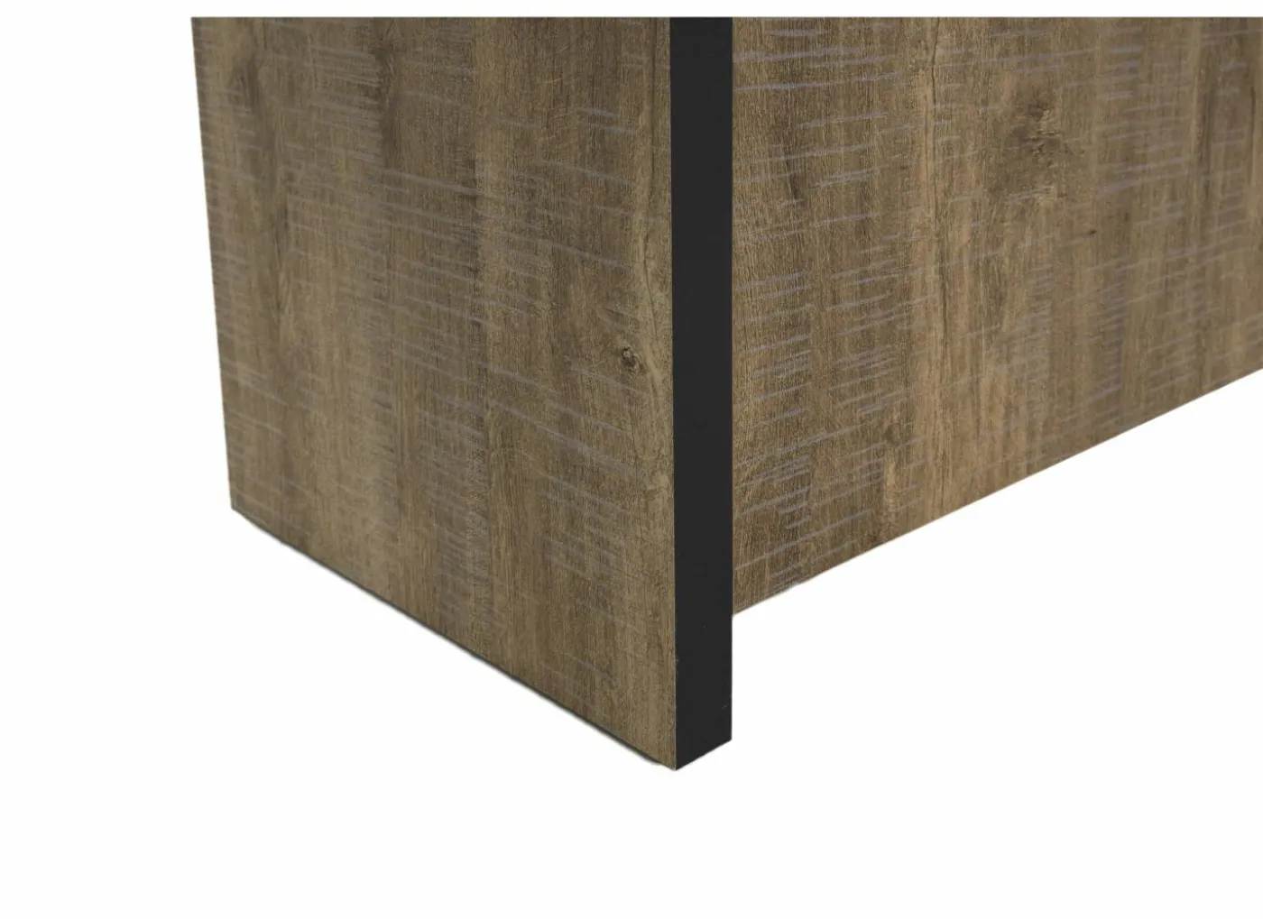 Vitrinekast Esther 110cm - decor - industrial oak