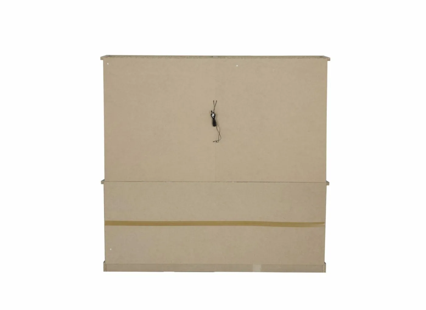 Vitrinekast Etienne 221cm - decor - zwart