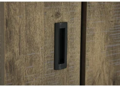 Vitrinekast Etienne 221cm - decor - zwart