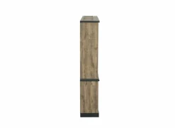 Vitrinekast Etienne 221cm - decor - zwart
