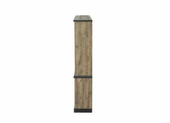 Vitrinekast Etienne 221cm - decor - zwart