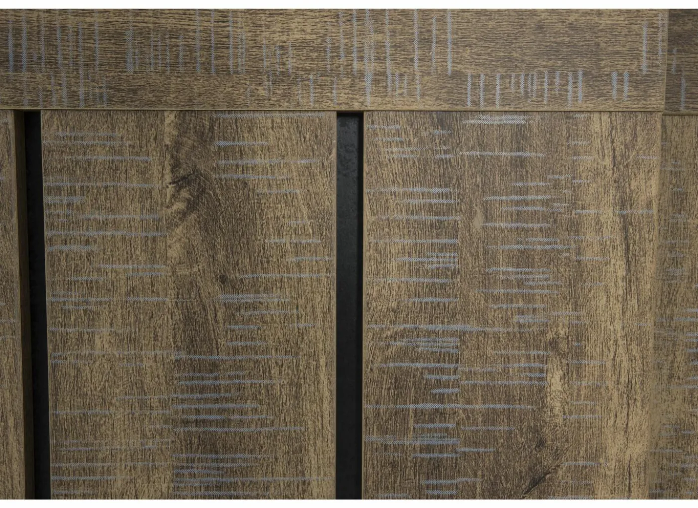 Vitrinekast Etienne 135cm - decor - industrial oak