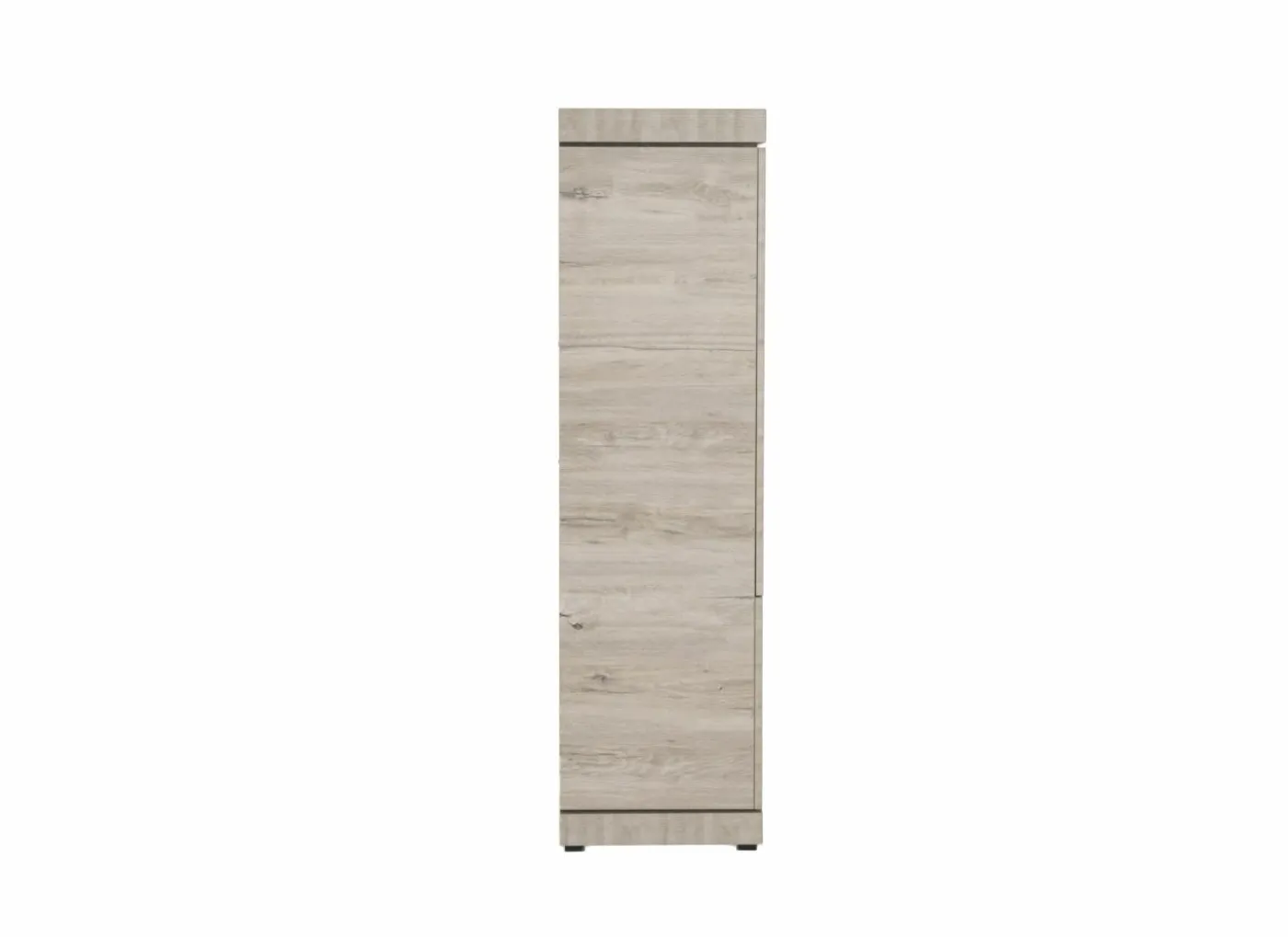 Vitrinekast Etna 125cm - decor - millenium eik & lichtgrijs