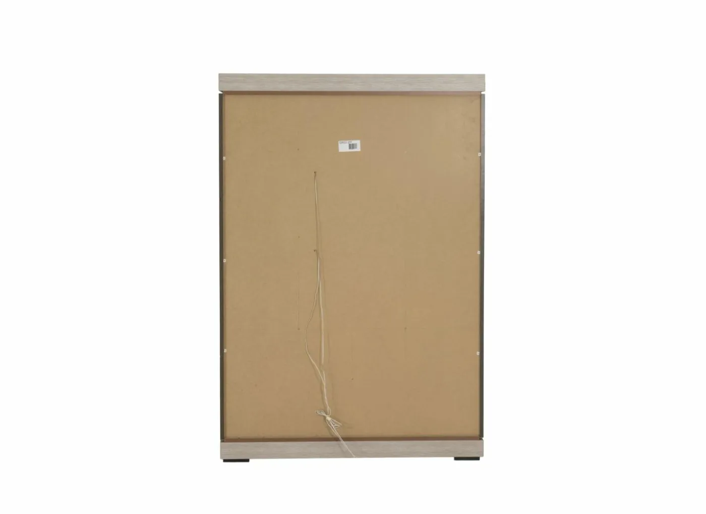 Vitrinekast Etna 125cm - decor - millenium eik & lichtgrijs