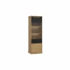 Vitrinekast Kaszimiro 63cm - decor - waterford eik  & zwart