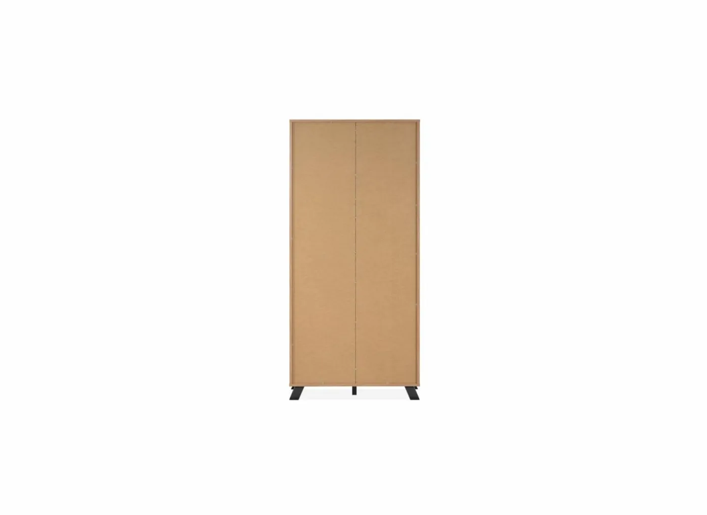 Vitrinekast Medan 92cm - melamine - artisanale eik