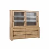 Vitrinekast Otto 230cm - decor - scarlet eik