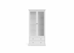 Vitrinekast Paris 96cm - decor - wit