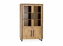 Vitrinekast Rimini 118cm - lamulux - mango