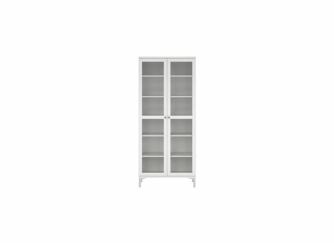 Vitrinekast Roma 89cm - decor - wit