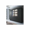 Vitrinekast Valencia 240cm - melamine - zwarte eik