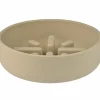 Voerbak Sili Trage voederbak 700ml - silicoon - zand