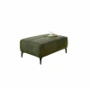 Voetenbank Saulo 114x81cm stof groen