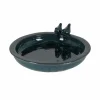 Vogelbad L 37x9,7cm - keramiek - trendy petrol