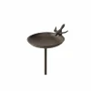Vogelbad Marilly H89cm - gietijzer - bruin