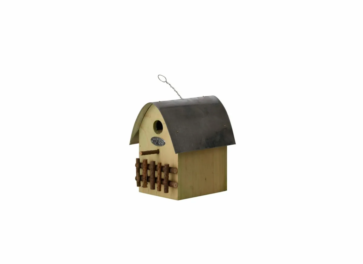 Vogelhuisje groen oranje geel