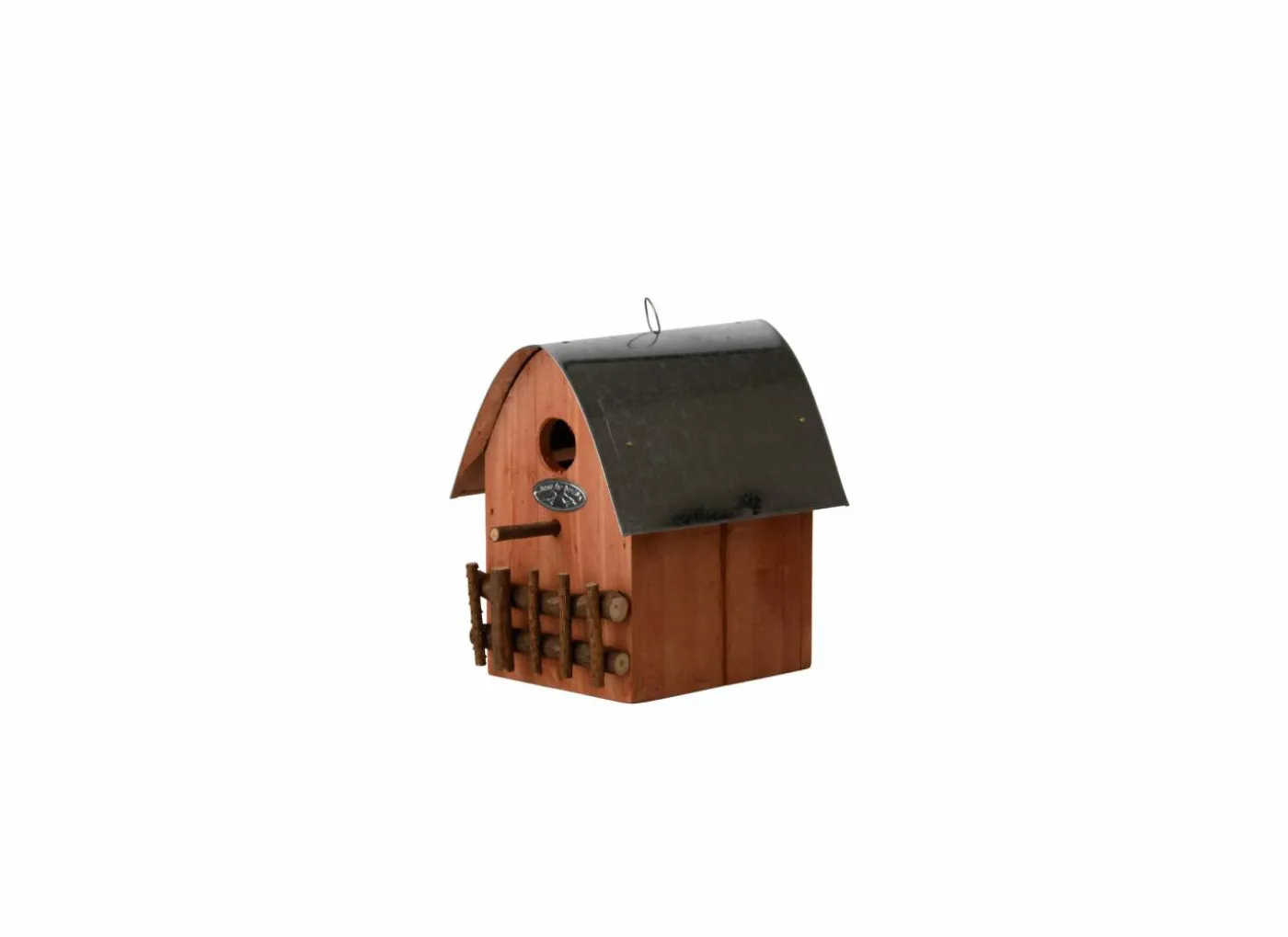 Vogelhuisje groen oranje geel