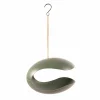 Vogelhuisje 24,5x15,5x18,5cm - bamboevezel - groen
