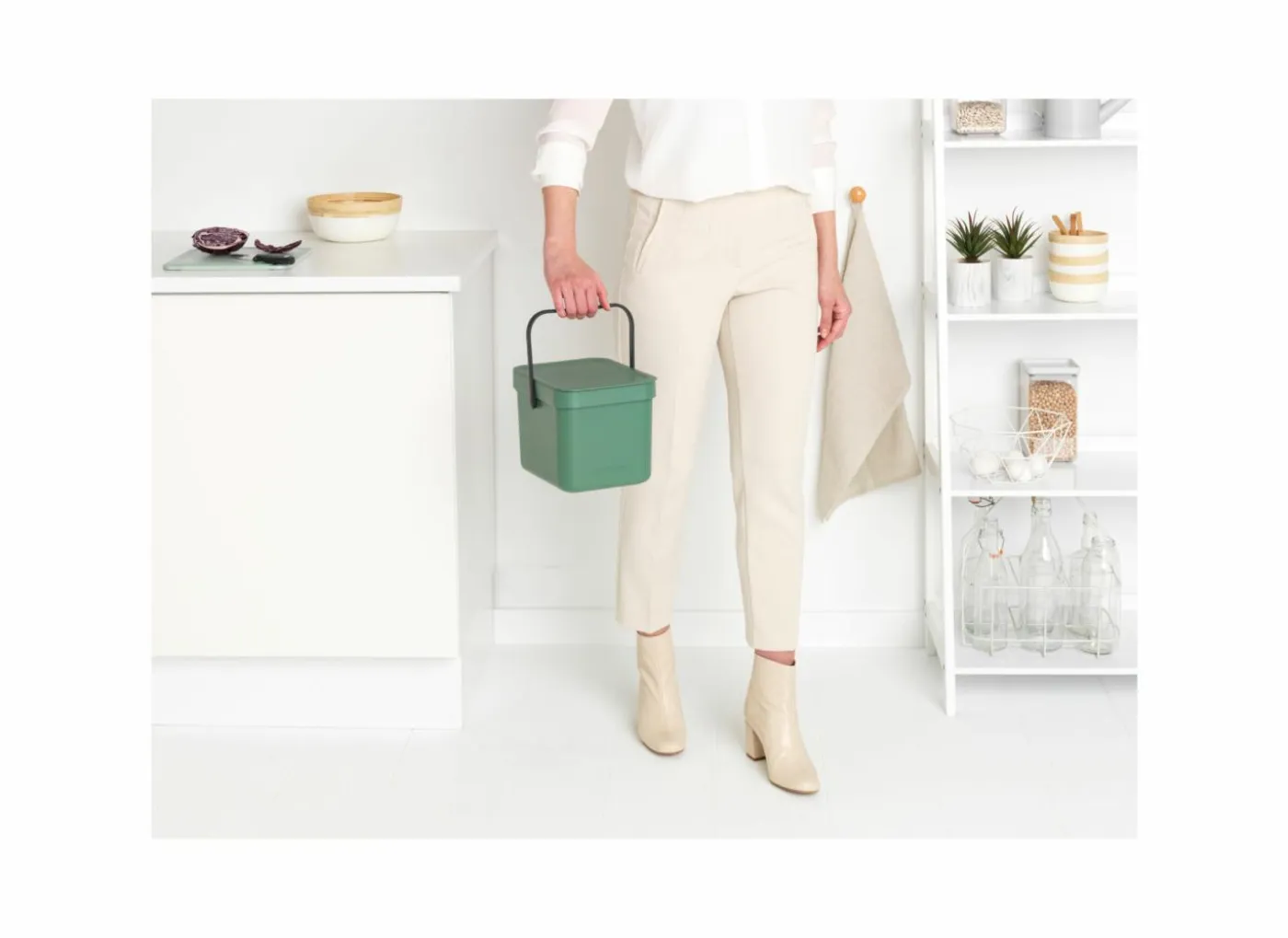 Vuilbak Sort & Go Brabantia 6L fire green