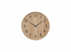 Wandklok Ivana Ø55cm - MDF - bruin
