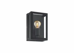 Wandlamp Alamonte zwart 60W E27