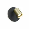 Wandlamp geborsteld goud 5,5W GU10