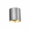 Wandlamp geborsteld staal 40W G9
