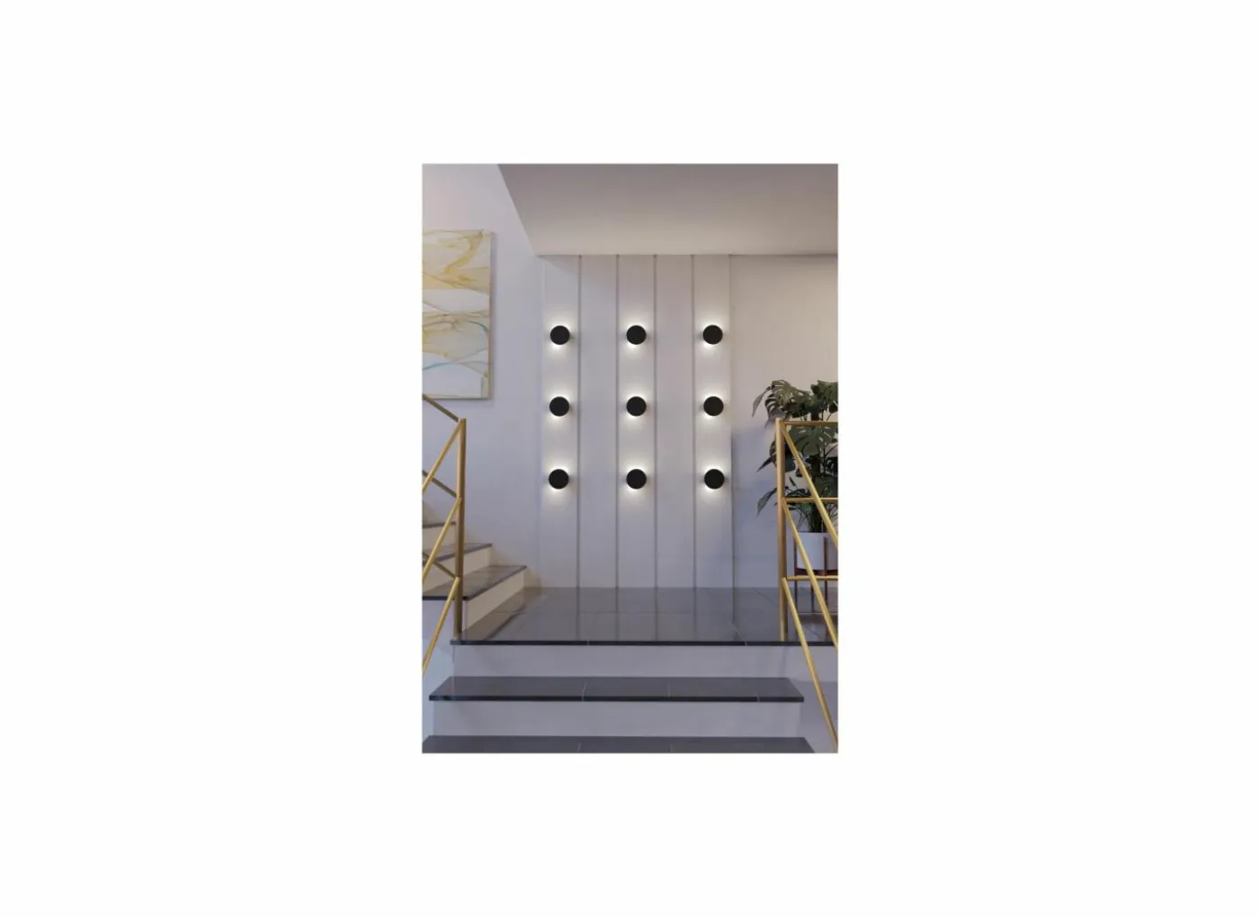 Wandlamp Talamello zwart 4W LED