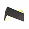 Wandlamp zwart goud 2x40W G9