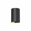 Wandlamp zwart 2x50W GU10