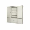 Wandmeubel 215cm - decor - lariks & bruine eik