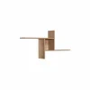 Wandplank Adelaide 100x18x50cm - melamine - bruin