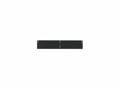 Wandplank Kaszimiro 160x22x30cm - decor - waterford eik & zwart