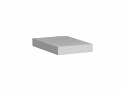 Wandplank 23,5x23,5x3,8cm wit