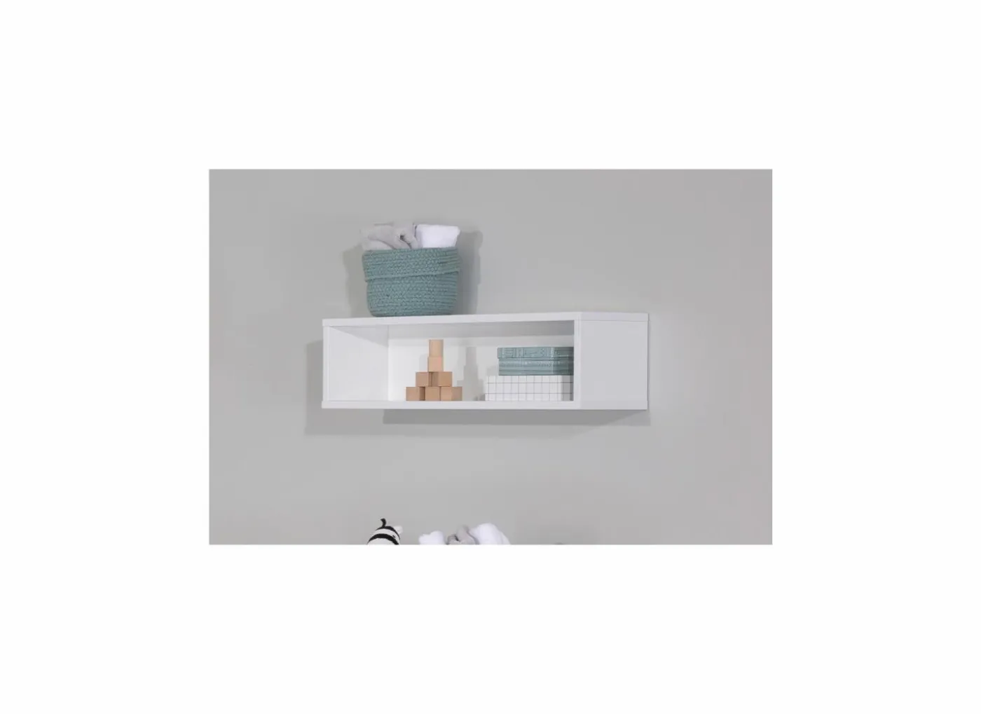 Wandrek Vito Mira 70x19x19cm - decor - wit