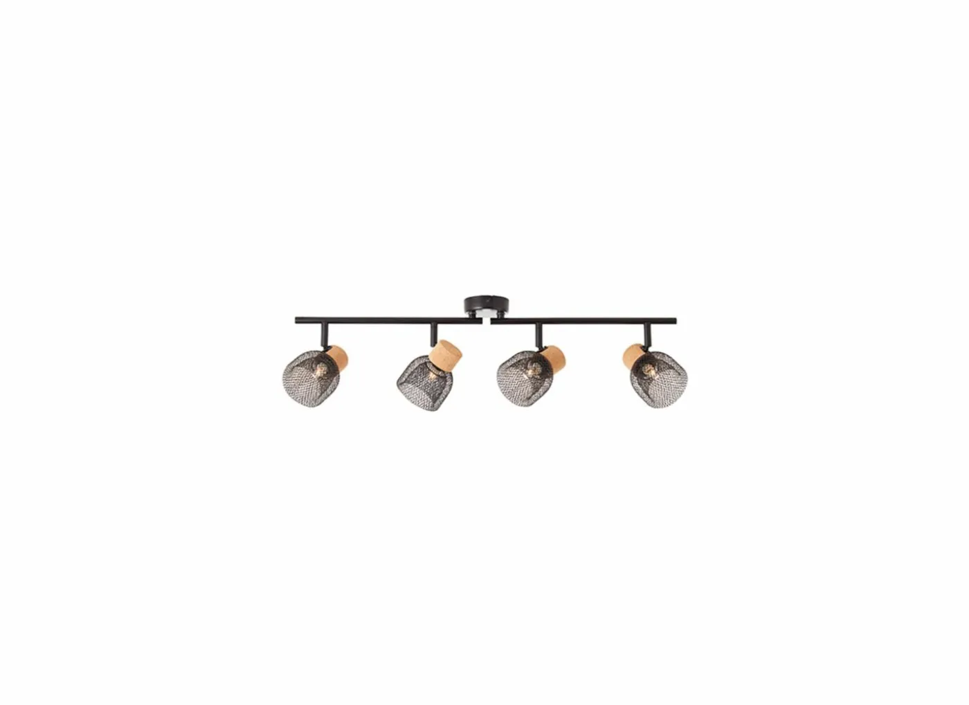 Wandspot Flaka zwart 6W