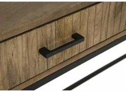 Wandtafel Angkor 140x40cm - mango massief - naturel