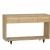 Wandtafel Palacio 130x40cm - eik massief & decor - naturel