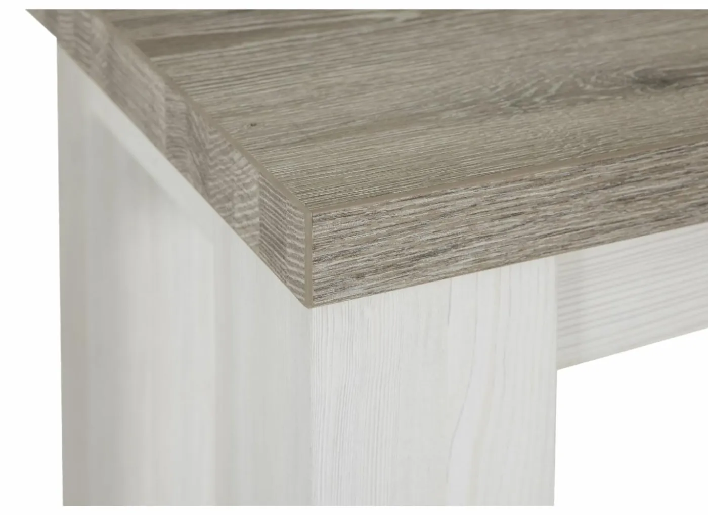Wandtafel 138x45cm - decor - lariks & bruine eik