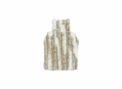 Warmwaterkruik 2L polyester beige/wit
