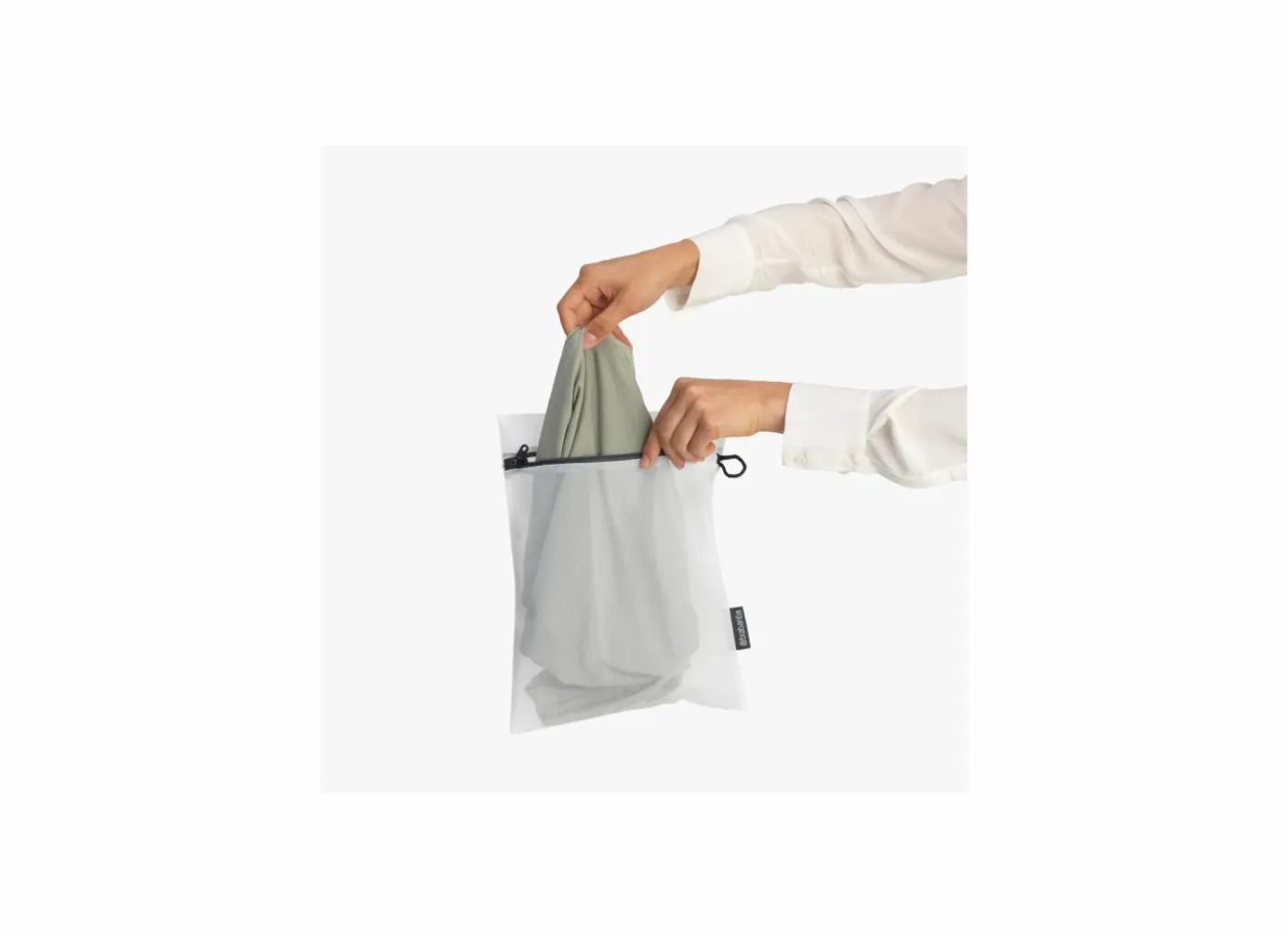 Waszak 33,8x44,5cm wit grijs set van 3