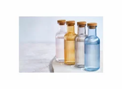 Waterfles Raya 1L - glas - blauw