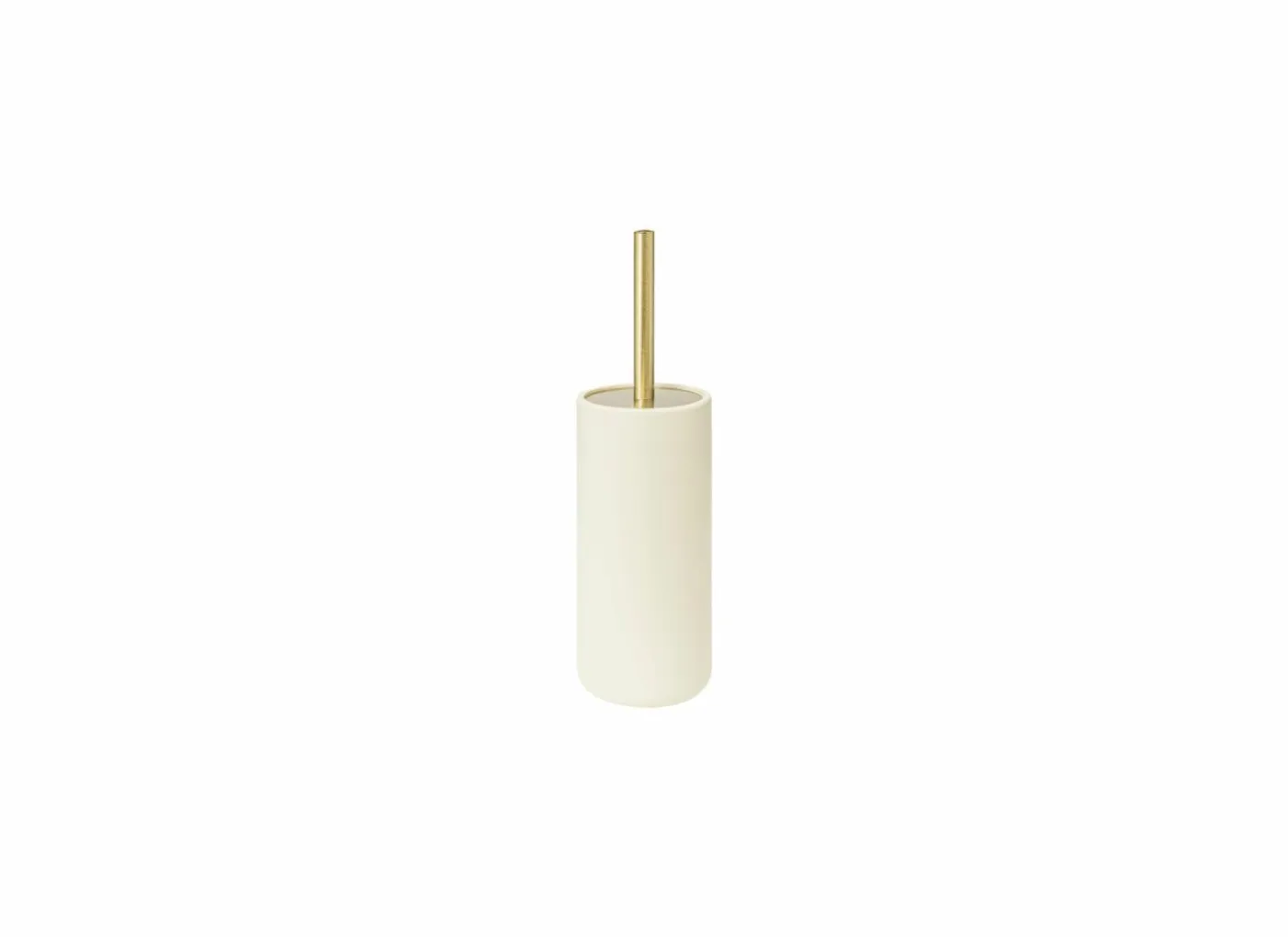 Wc-borstel Duo Ø10,1x35,7cm - polystone - ivoor