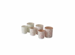 Windlicht Merle H10cm set van 2