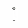 Windlicht Pino H90cm - metaal & glas - zwart