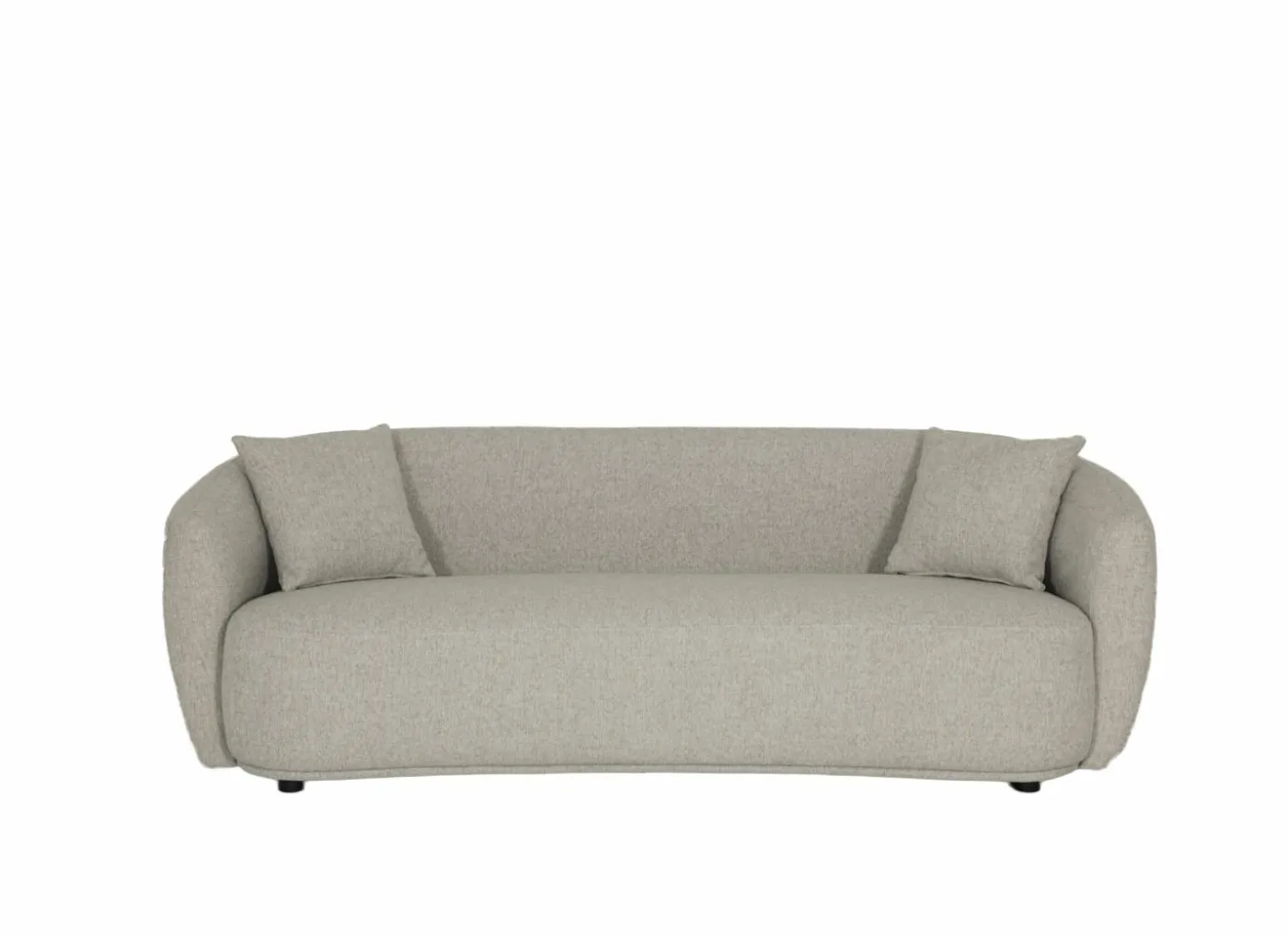 Zetel Aegea 3-zit - stof - lichtgrijs